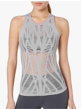 Alo vixen fitted muscle tank gray Large